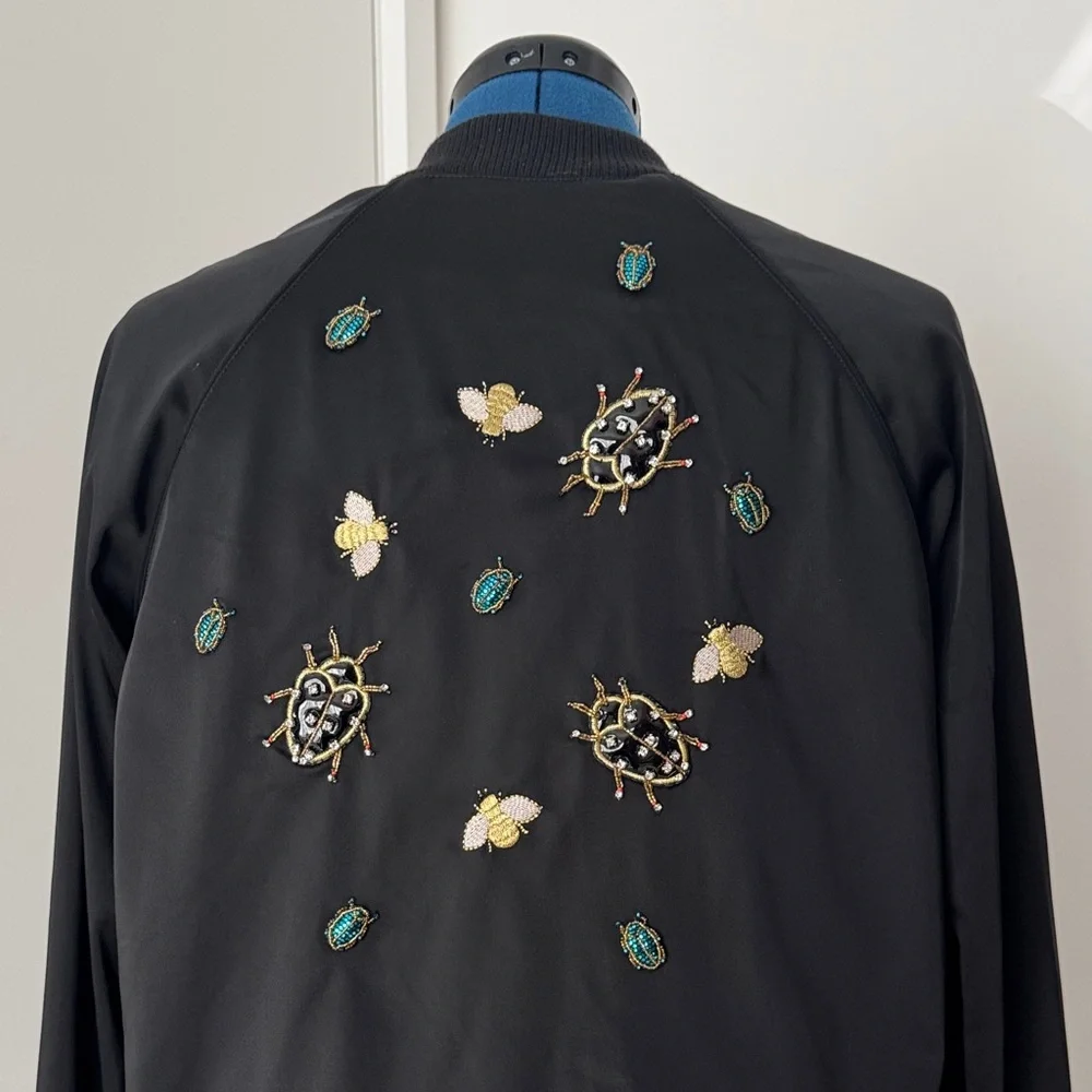 Victoria Beckham for Target Embroidered Bugs Bomber - Large - Picture 1 of 7